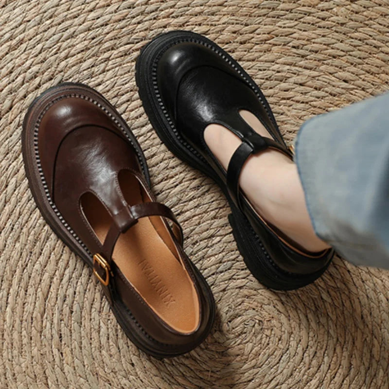 Luna | Zapatos clásicos de tira en T