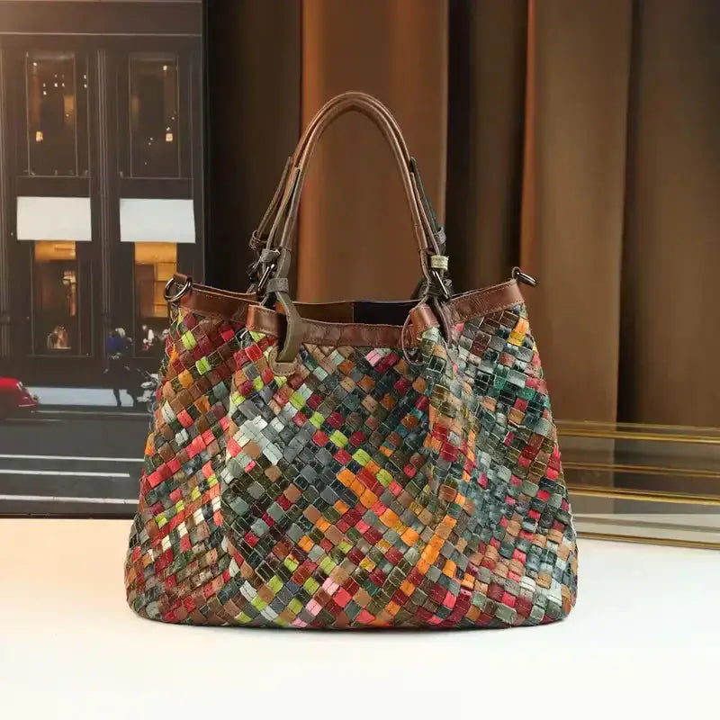 Marina | Bolso Tote con Patchwork