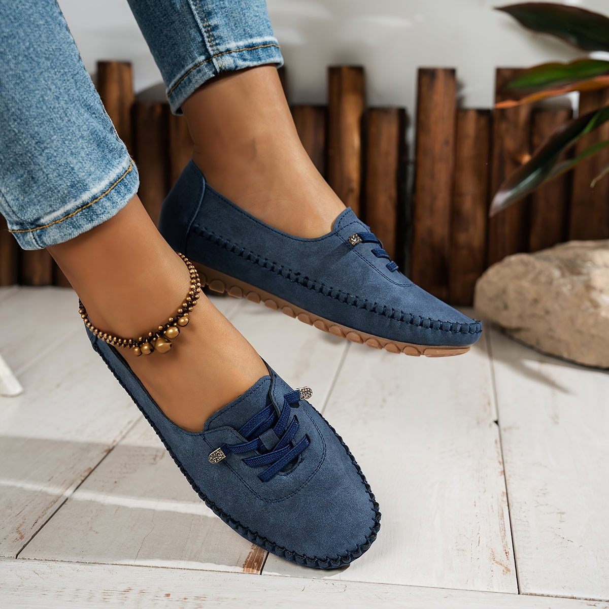 Catarina - Mocasines de Ante
