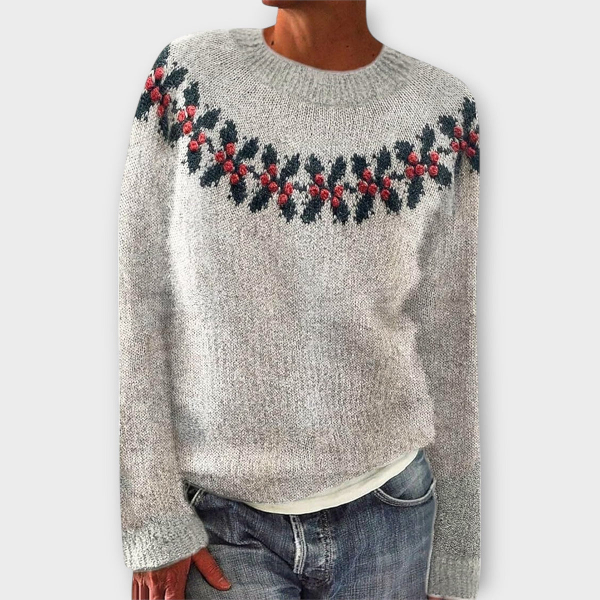 Amelia | Jersey navideño acogedor