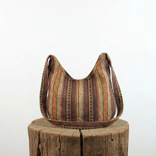 Maya | Bolso de Hombro Tejido Estilo Bohemio