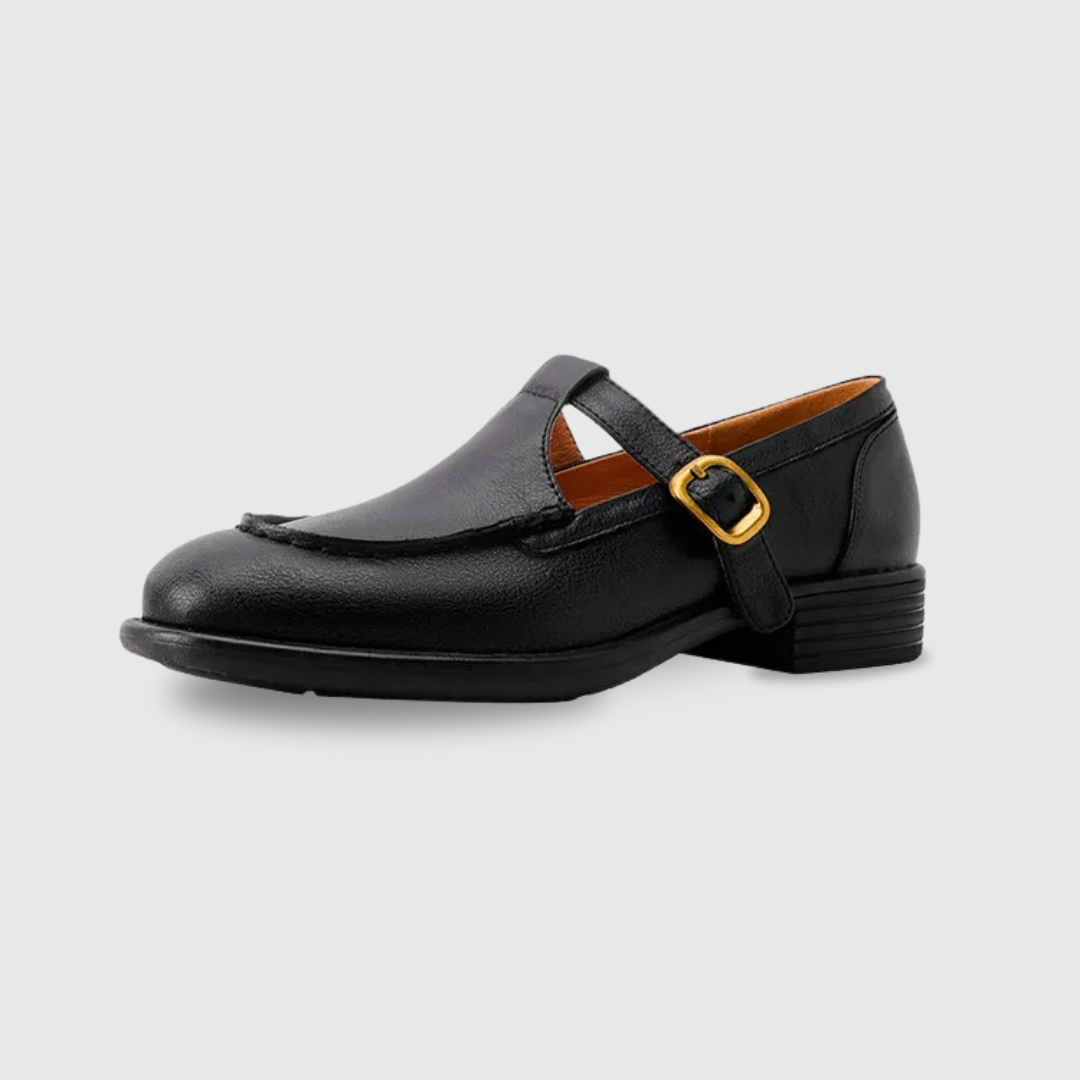 Alicia | Zapatos de cuero de inspiración retro