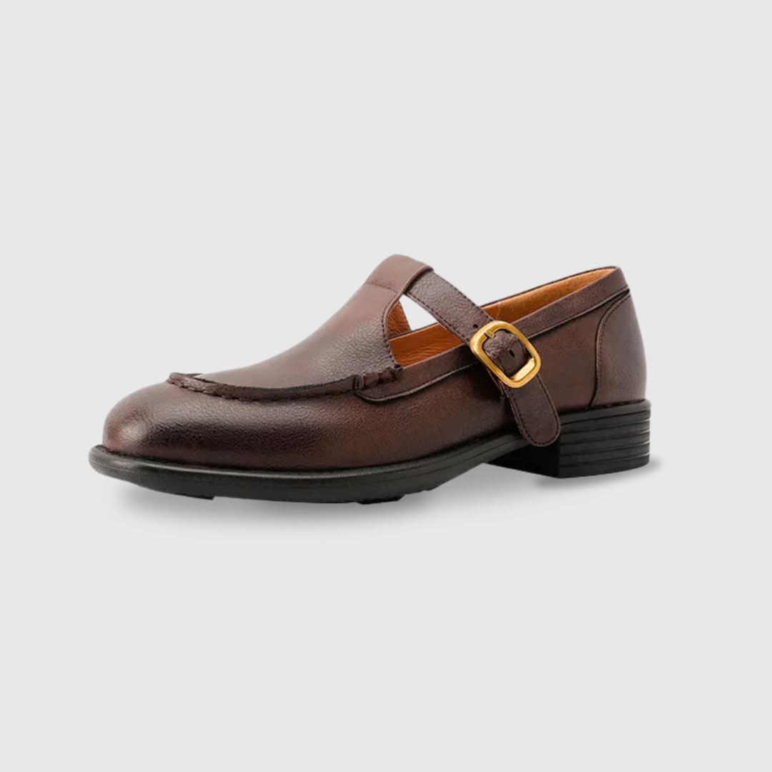 Alicia | Zapatos de cuero de inspiración retro