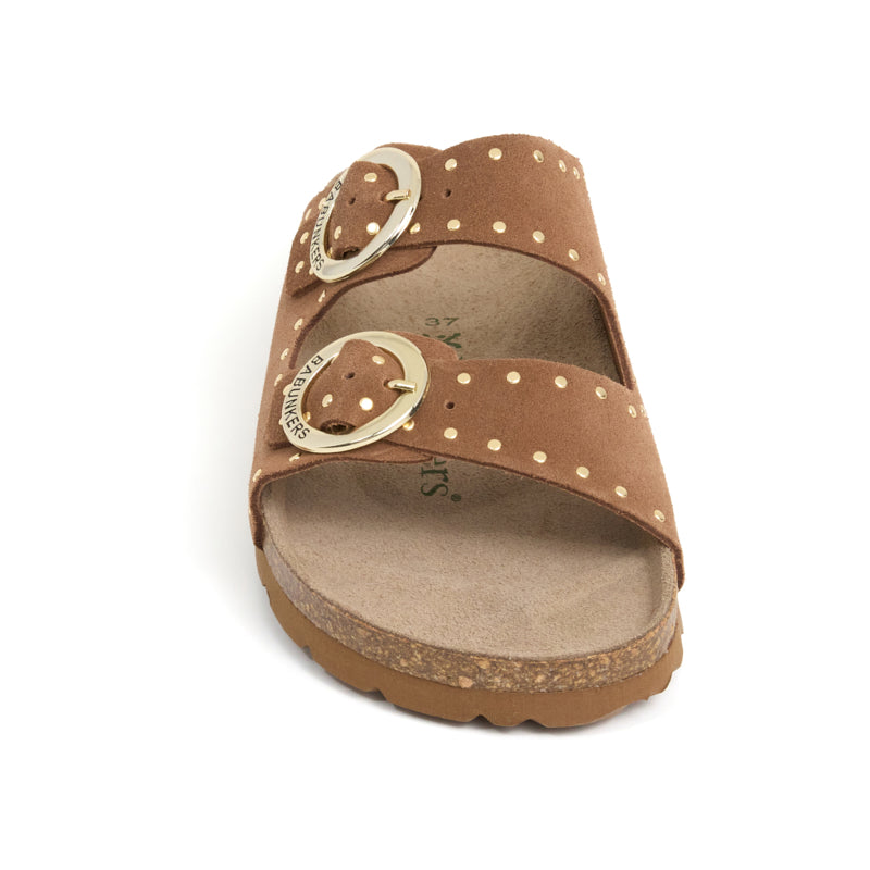 Sandalia Bari Glam de Cuero para Mujer Babunkers by Billowy