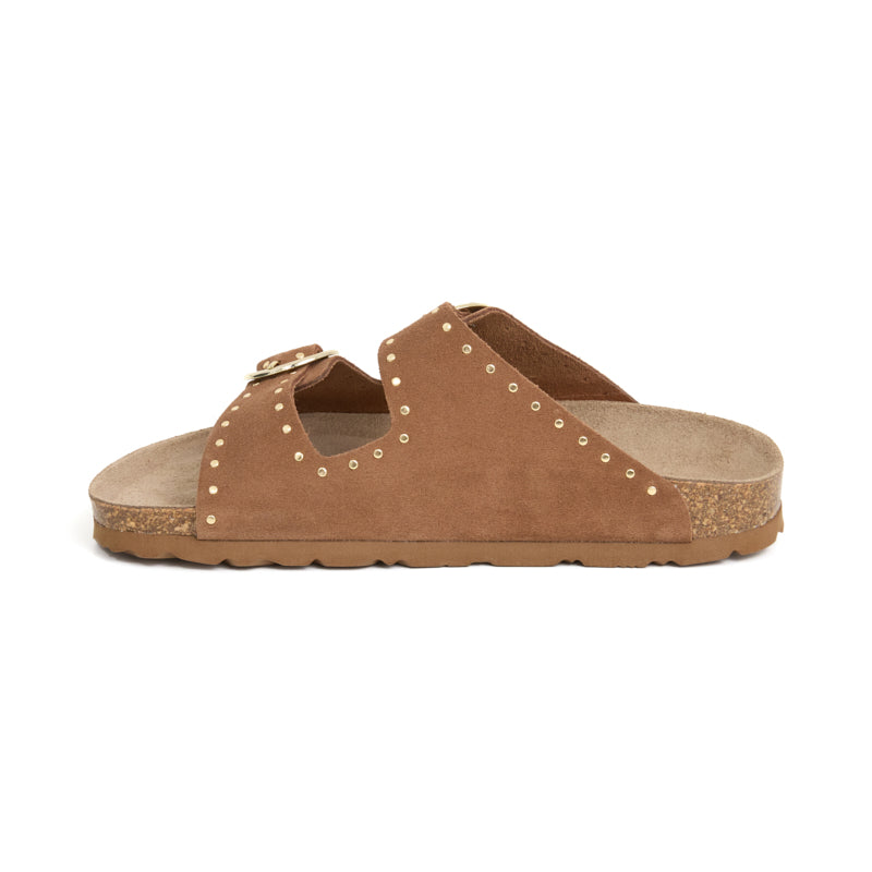 Sandalia Bari Glam de Cuero para Mujer Babunkers by Billowy