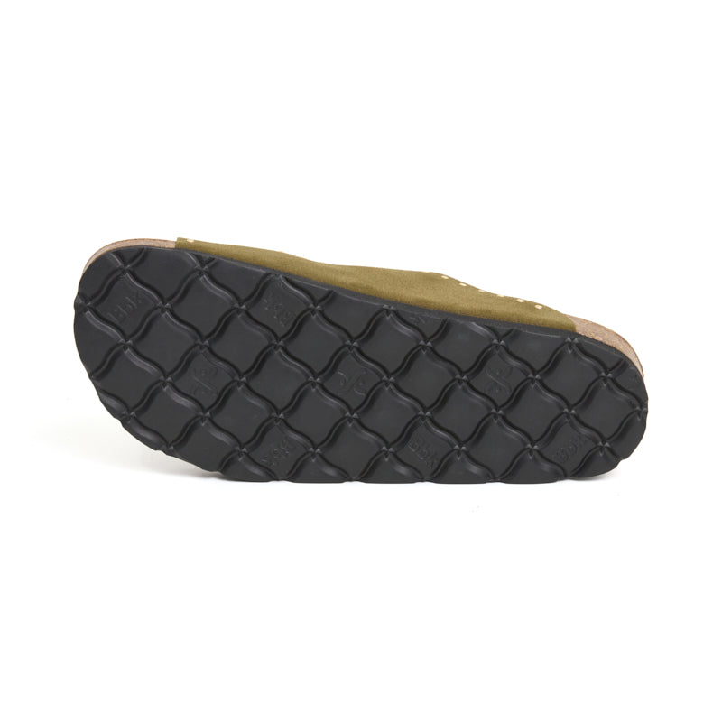 Sandalia de mujer Bari Glam en color caqui, Babunkers by Billowy