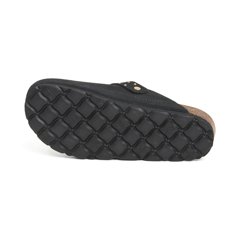 Zueco Palermo Glam Negro Mujer