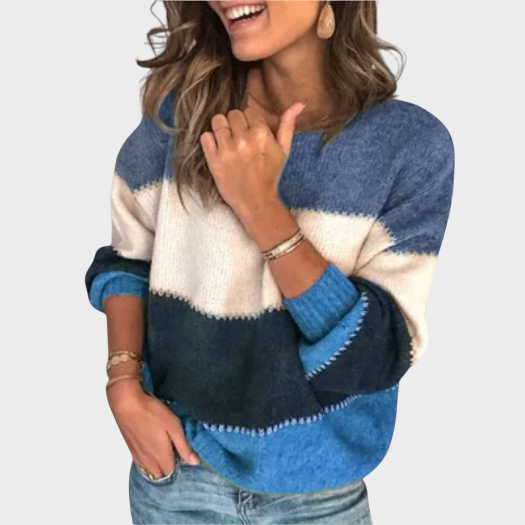 Estela | Suéter de Punto con Rayas