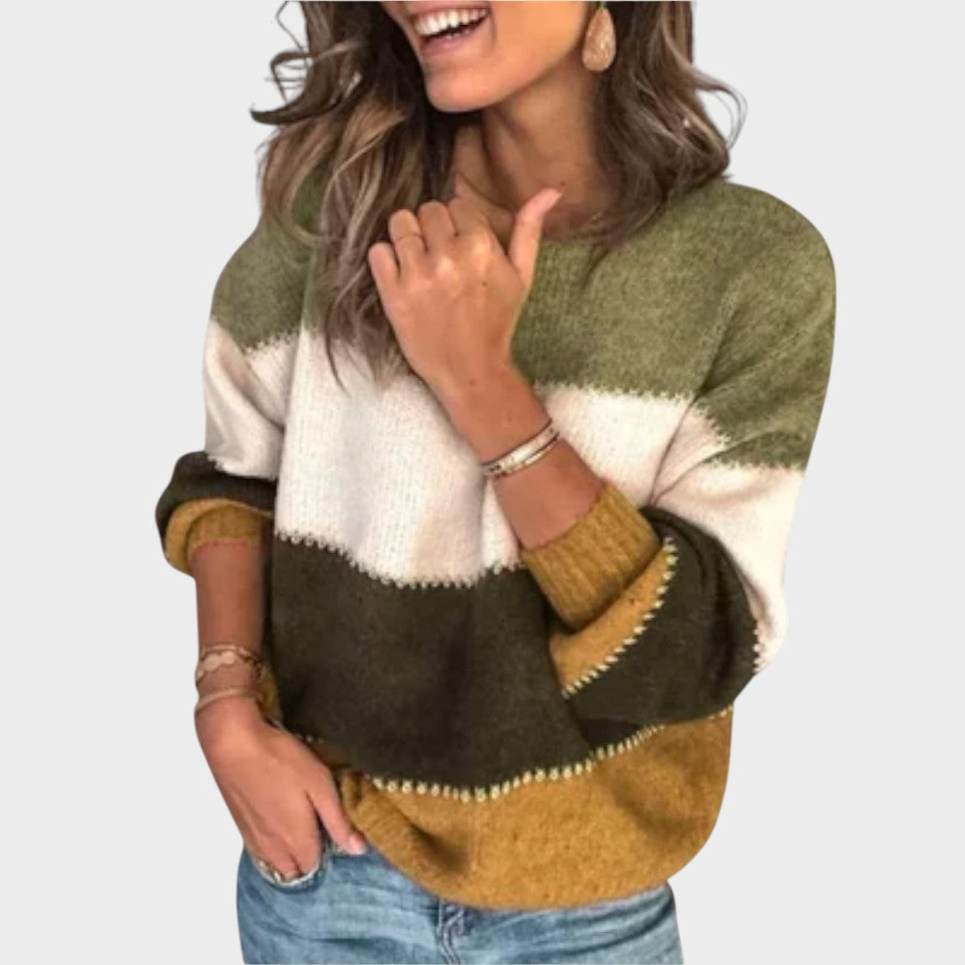 Estela | Suéter de Punto con Rayas