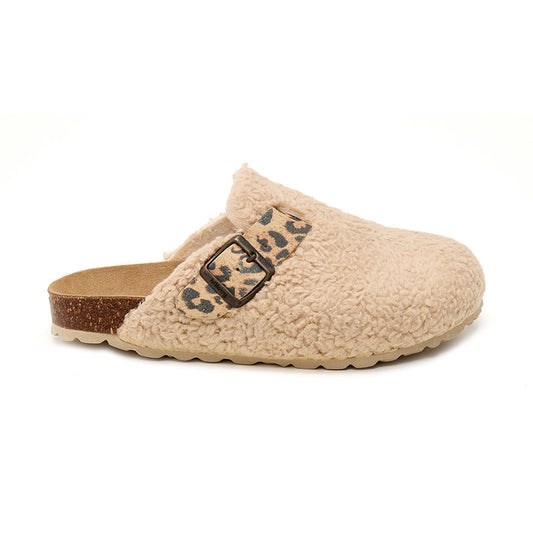 Zueco Beige Mujer