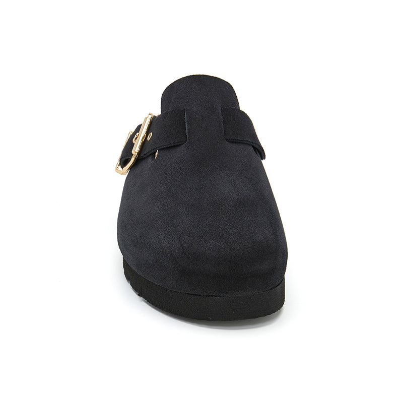 Zueco Dallas Plataforma Negro Mujer