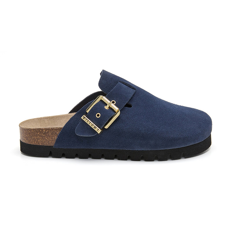 Zueco Dallas Plataforma Oceano Azul Mujer
