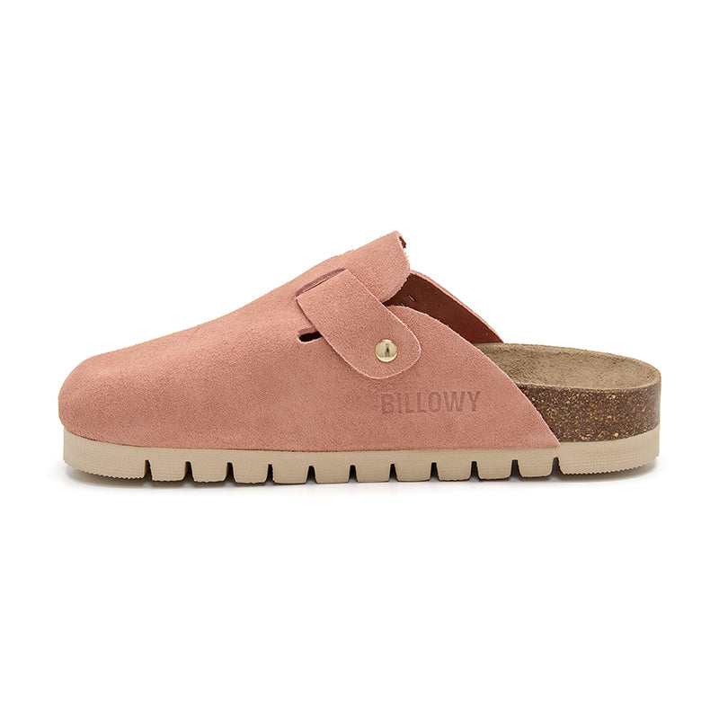 Zueco Dallas Plataforma Taupe Marron Mujer