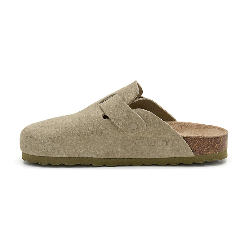 Zueco Dallas Ecru Kaki Mujer