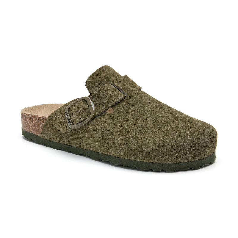 Zueco Dallas Aceituna Verde Mujer