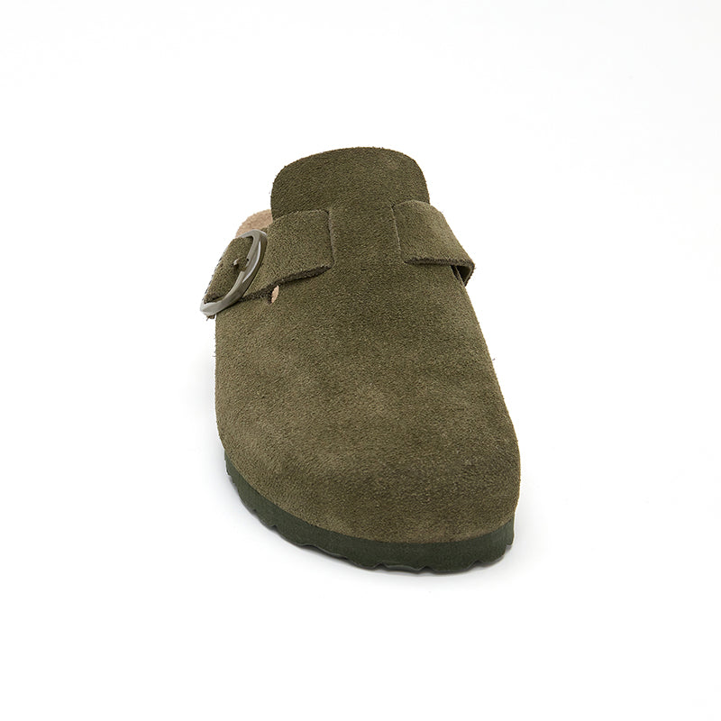 Zueco Dallas Aceituna Verde Mujer
