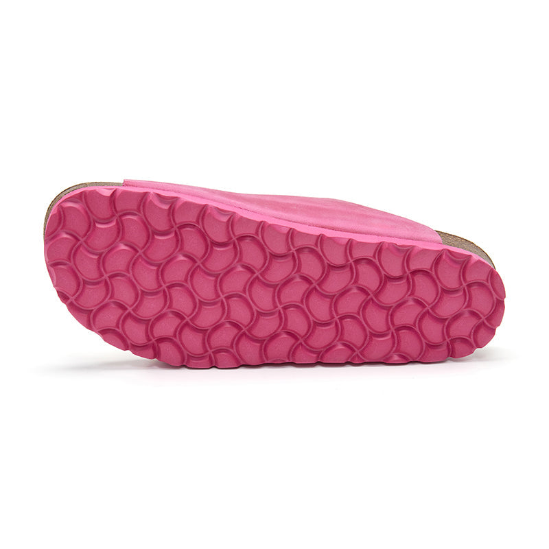 Sandalia Malibú Natural Magenta Fucsia para Mujer