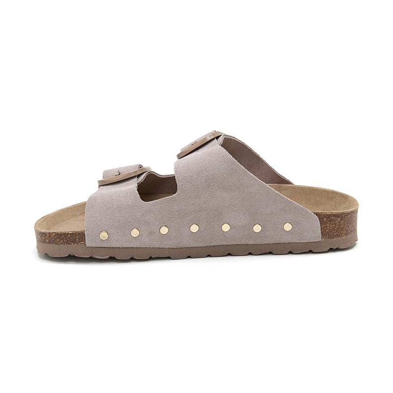 Sandalia Malibú Icon color topo marrón para mujer