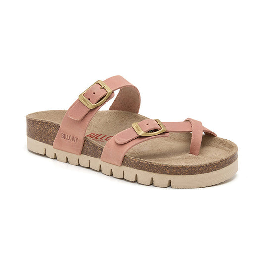 Sandalia Nashville crema salmón para mujer
