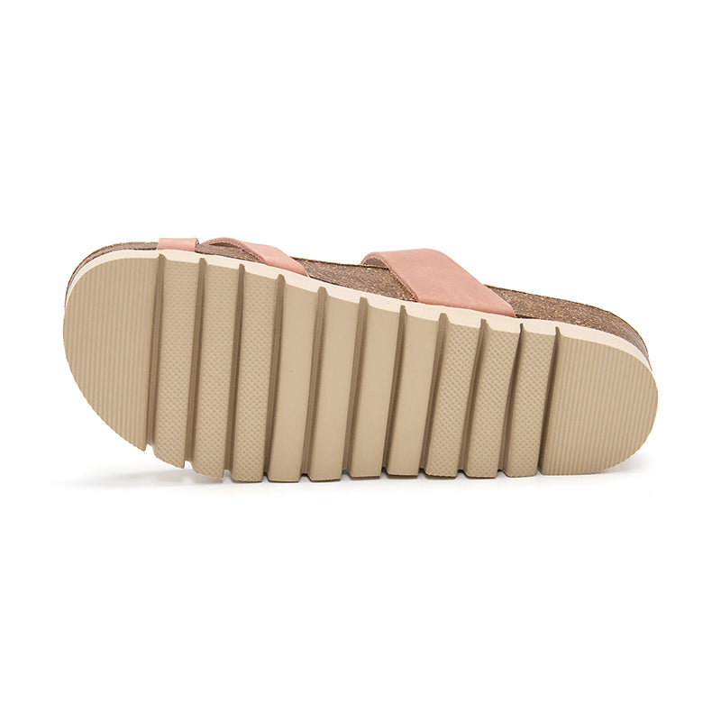 Sandalia Nashville crema salmón para mujer