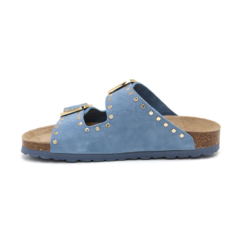 Sandalia Malibu Glam Jeans Azul para Mujer