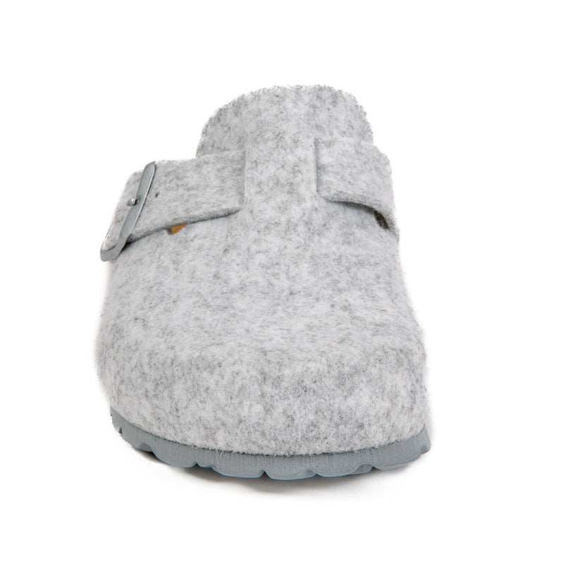Zueco Gris Mujer