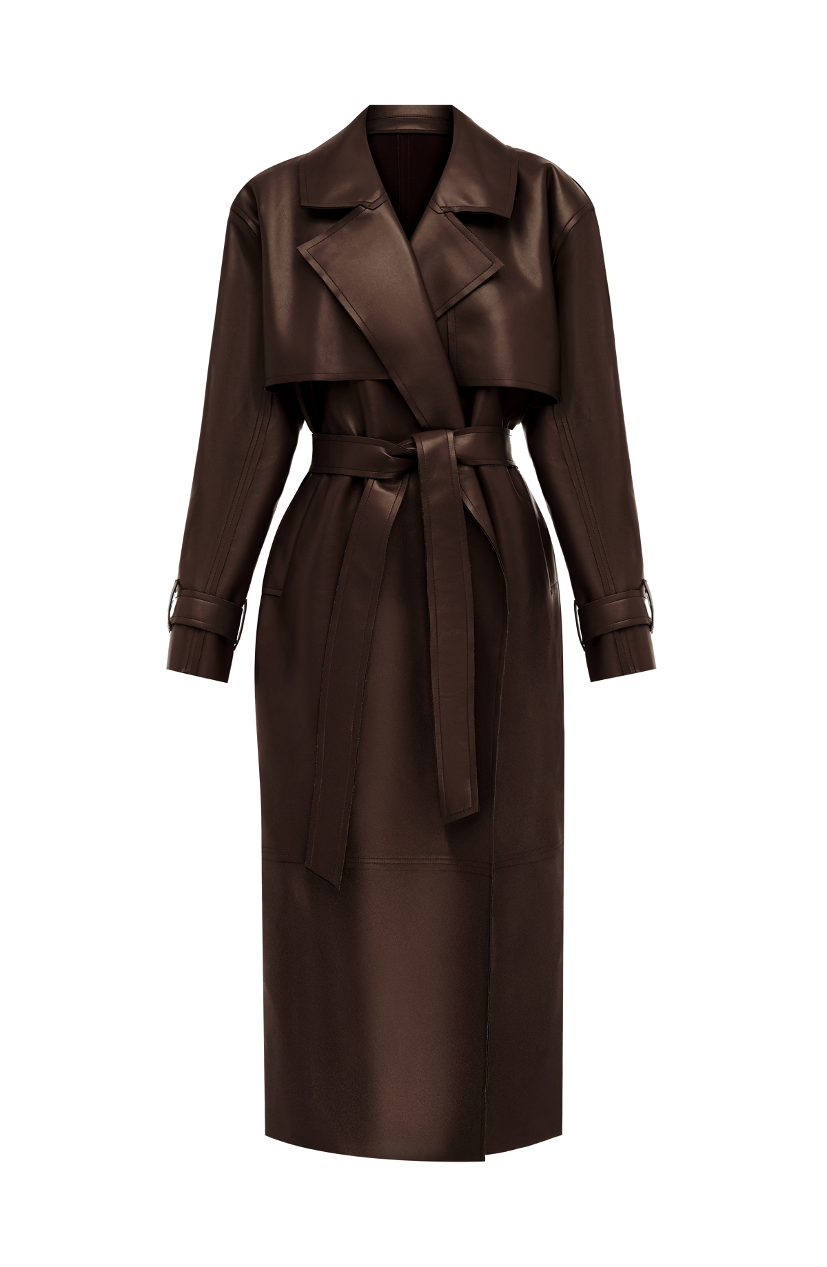 Bárbara™ - Gabardina de Polipiel