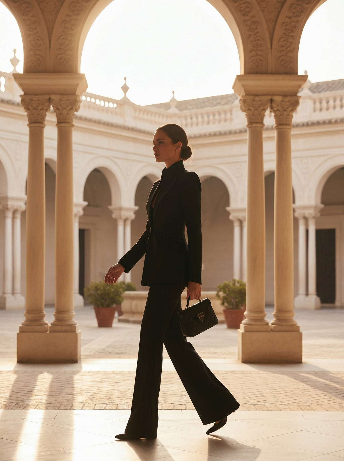 Gabriela™ - Traje Sastre con Palazzo