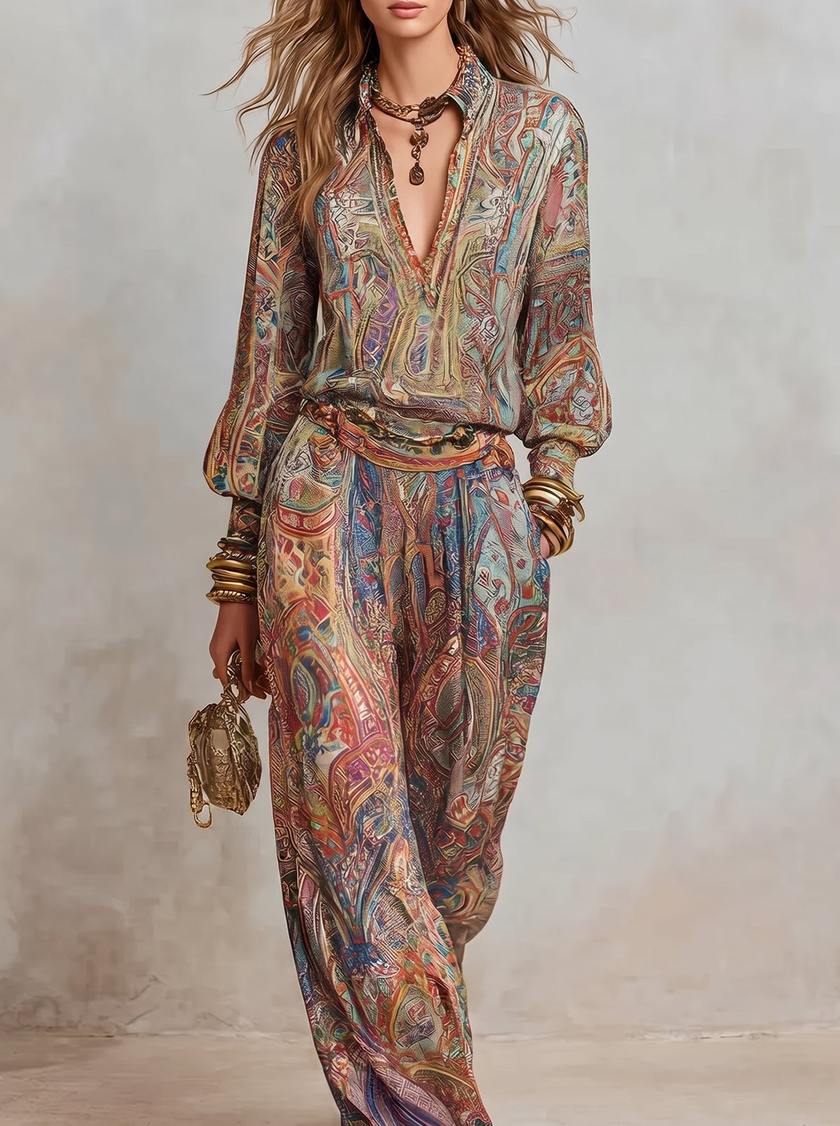 Maya™ - Conjunto de Estampado Paisley