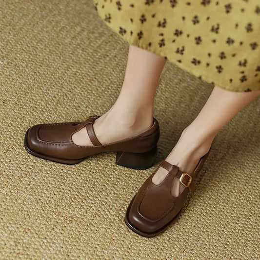 Jimena | Zapatos elegantes con correa en T