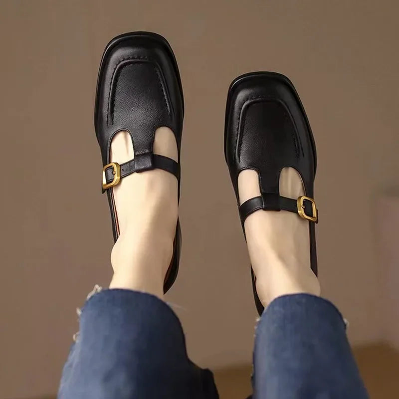 Jimena | Zapatos elegantes con correa en T