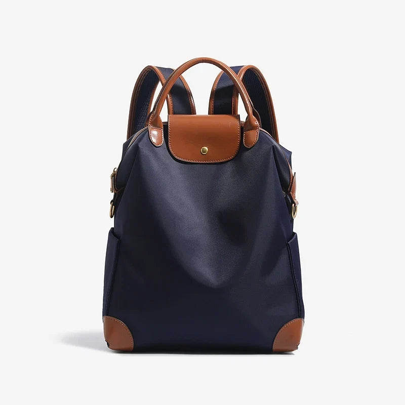 Isabel | Mochila con detalles de cuero