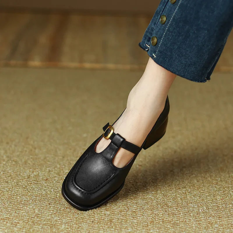 Jimena | Zapatos elegantes con correa en T