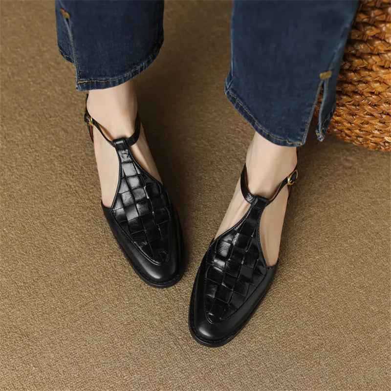 Celeste | Tacones vintage con tiras
