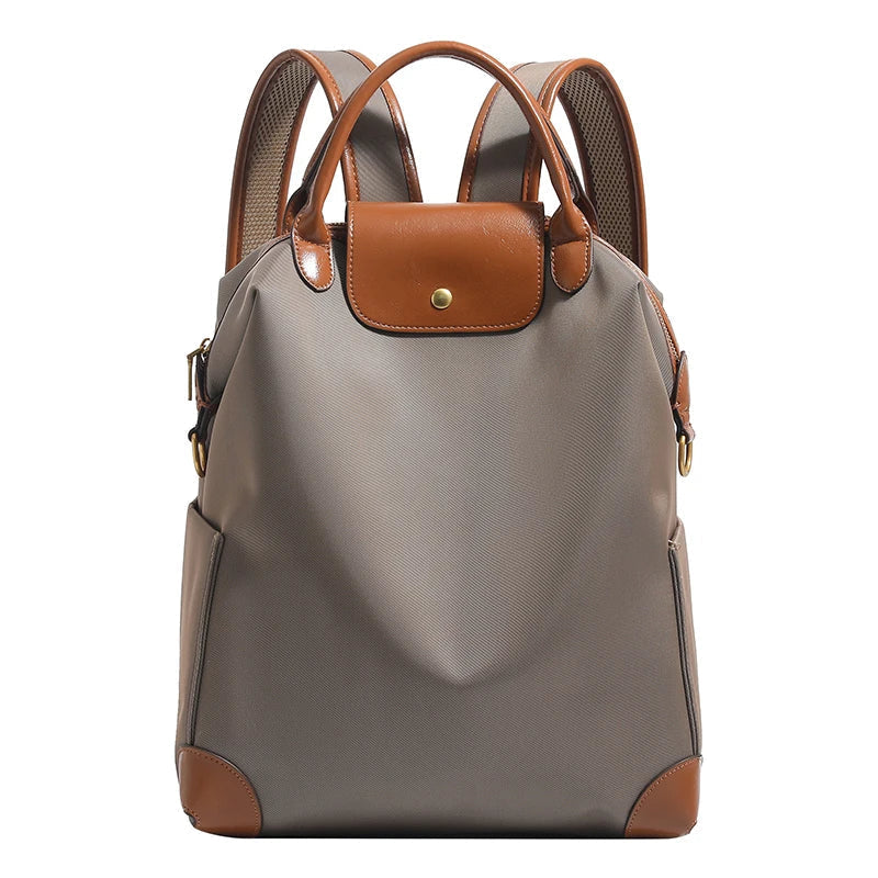 Isabel | Mochila con detalles de cuero