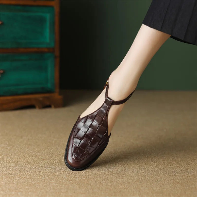 Celeste | Tacones vintage con tiras