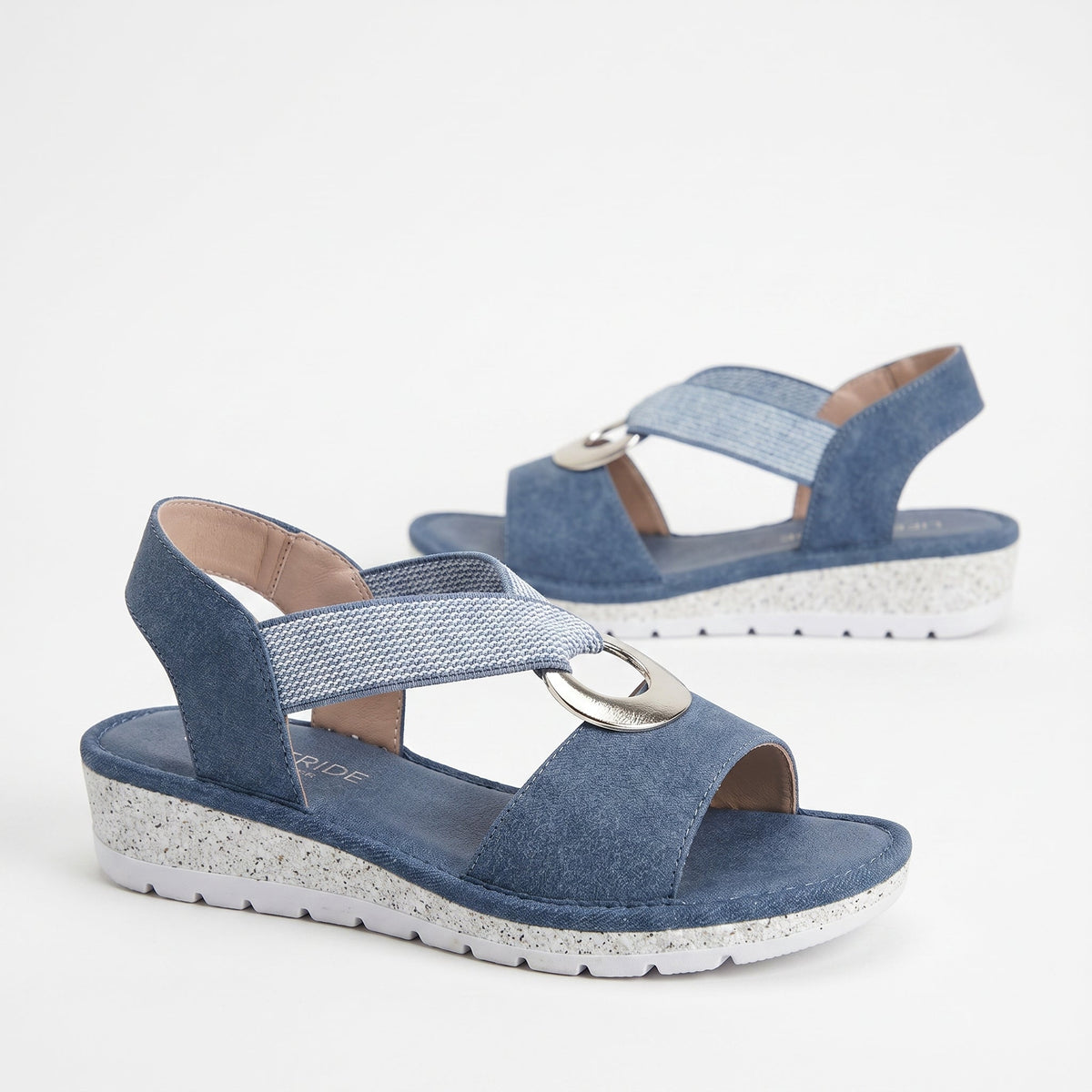 Gabriela - Sandalias Planas con Detalle Metálico