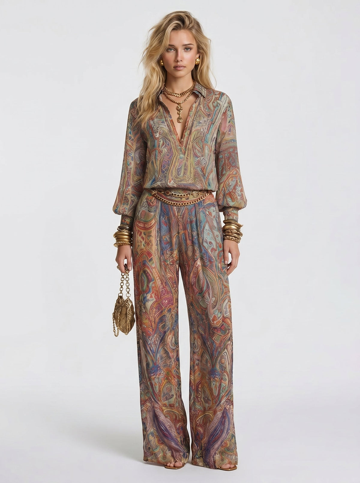 Maya™ - Conjunto de Estampado Paisley
